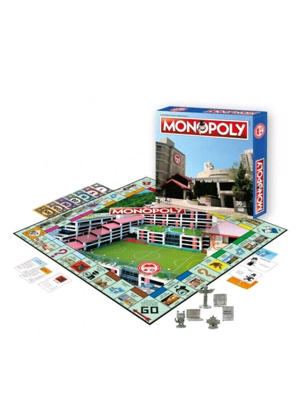 Hasbro Monopoly Game Canadian International School of Hong Kong Edition Sealed